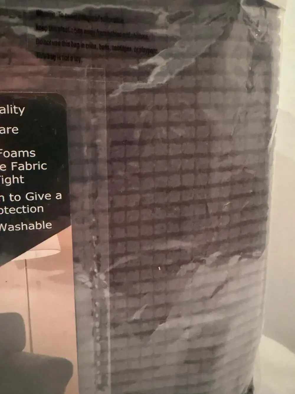 Easy-Going Stretch Slipcover for Oversized Sofa, Dark Gray
